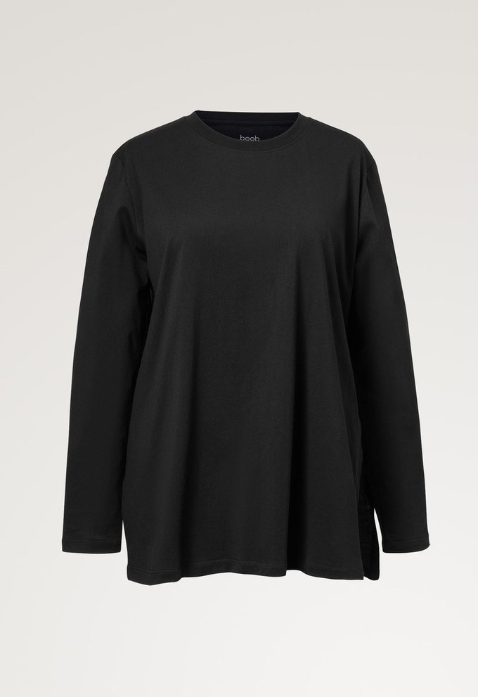 Long-sleeved maternity t-shirt - Black from Boob Design