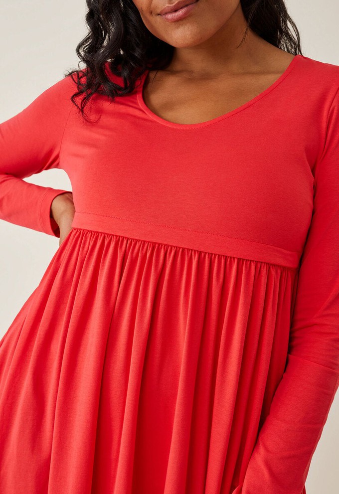 Maternity babydoll dress - Red from Boob Design