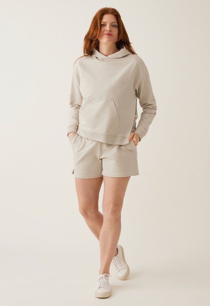 Maternity sweatshorts - Light Beige from Boob Design