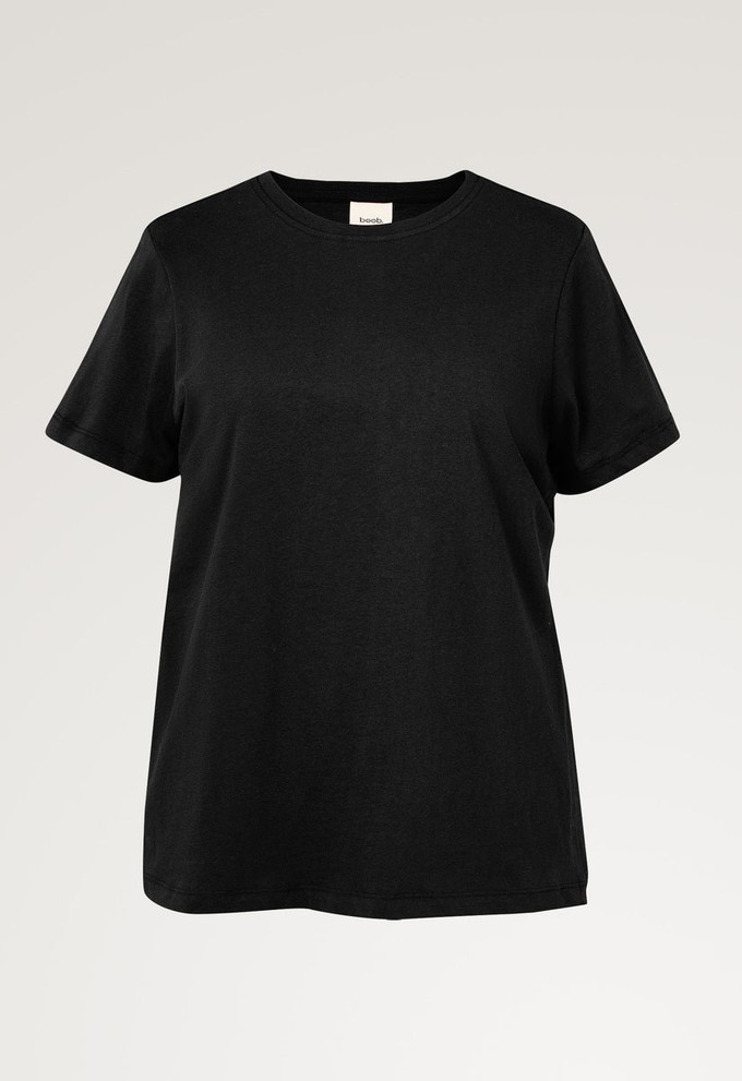 Maternity t-shirt with nursing access - Black from Boob Design