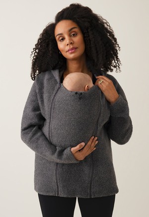 Baby carrier hoodie - Grey from Boob Design