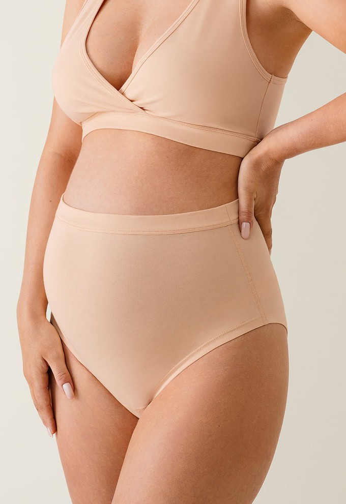 Essential maternity briefs - Beige from Boob Design