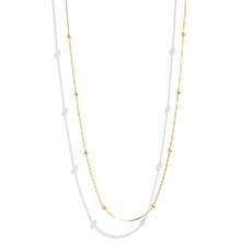 THE CAMI NECKLACE - Solid 14k gold via Bound Studios