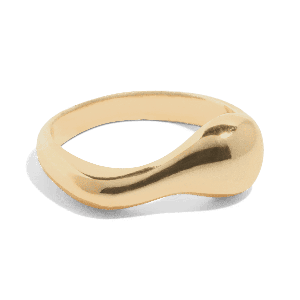 THE JUNE RING - 18k gold vermeil from Bound Studios