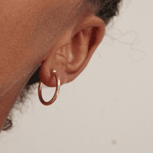 THE BASE HOOP M - 18k gold vermeil from Bound Studios