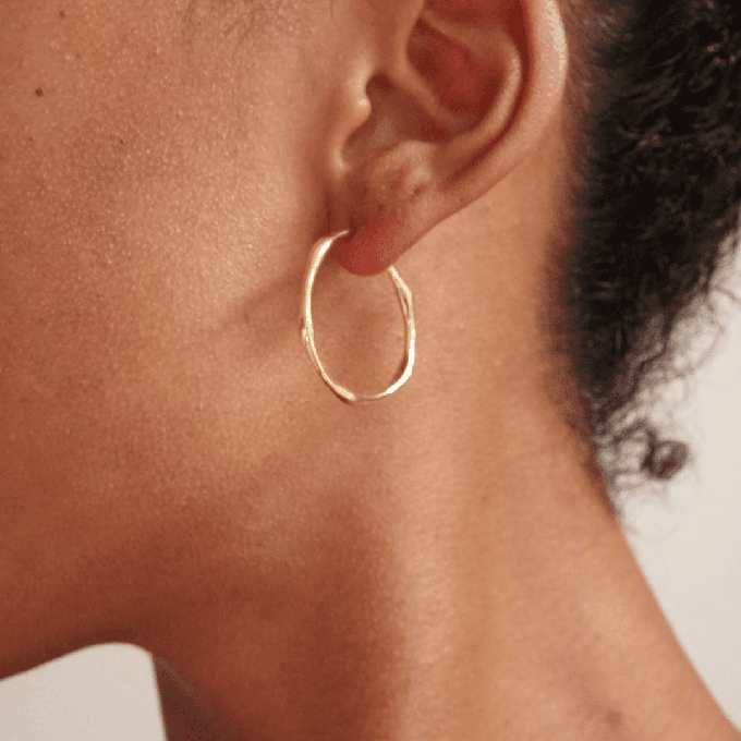 THE COCO HOOP - Solid 14k gold from Bound Studios