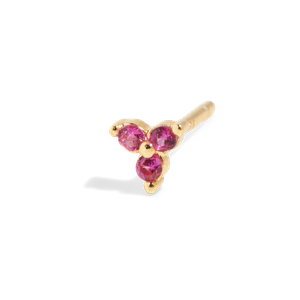 THE SALLY STUD PINK - 18k gold plated from Bound Studios