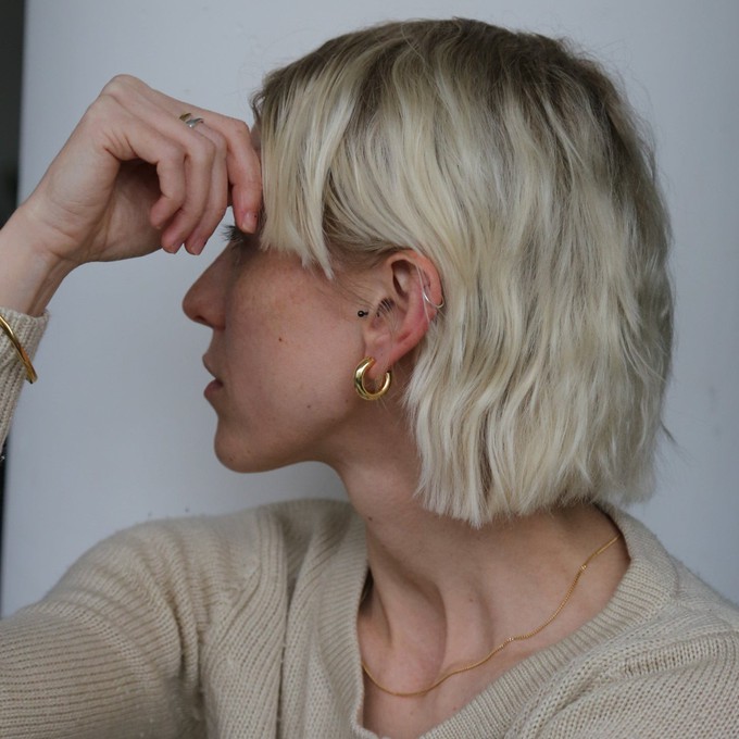 THE KENDAL HOOP S - 18k gold vermeil from Bound Studios