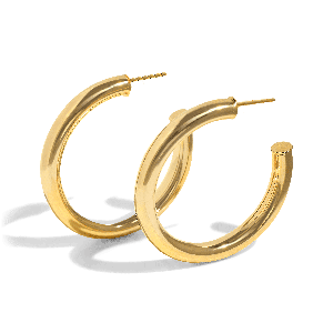 THE KENDAL HOOP L - 18k gold vermeil from Bound Studios