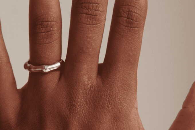 THE BAMBOO RING - Solid 14k gold from Bound Studios