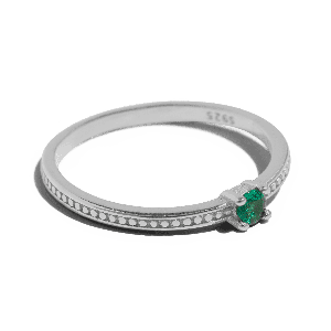 THE EMMA RING GREEN - Solid 14k gold from Bound Studios