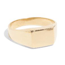 THE SPENCER RING - solid gold via Bound Studios