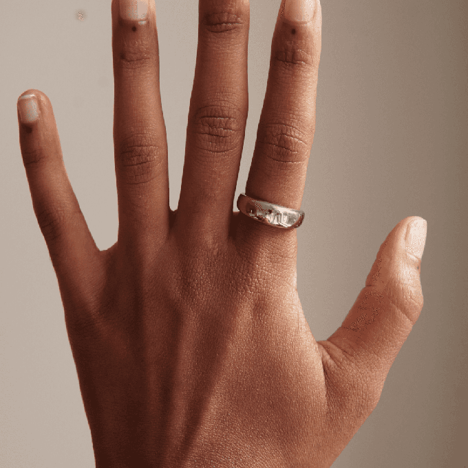 THE HARPER RING - sterling silver from Bound Studios