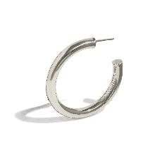 THE KENDAL HOOP L - sterling silver via Bound Studios