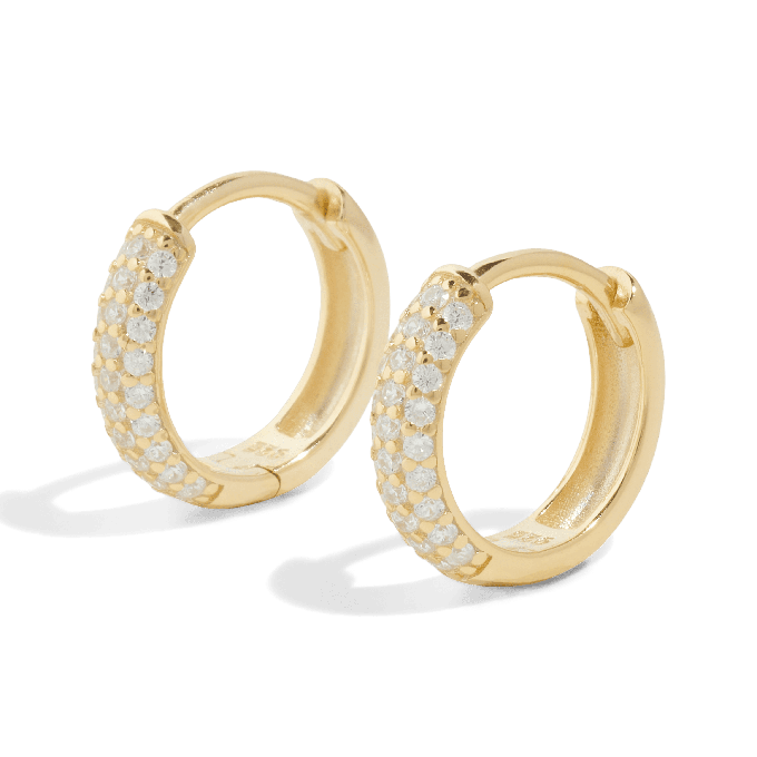 THE AURORA HOOP M - 18k gold vermeil from Bound Studios