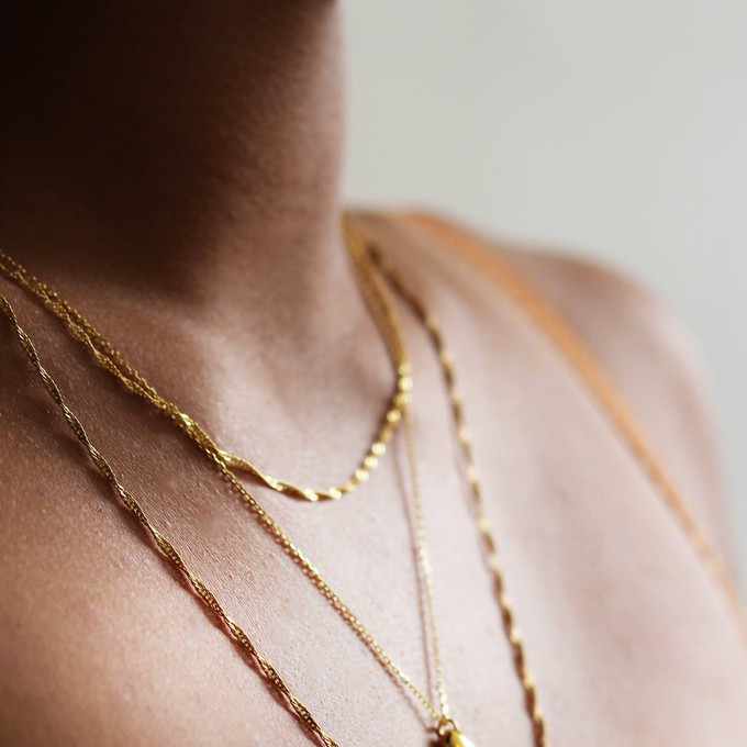 THE RAVEN NECKLACE - Solid 14k gold from Bound Studios