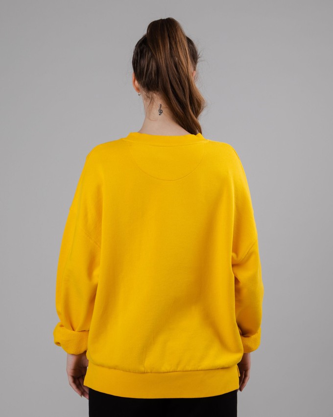 Kodak Logo Sweatshirt Yellow from Brava Fabrics