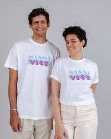 Miami Vice Logo Unisex T-Shirt via Brava Fabrics