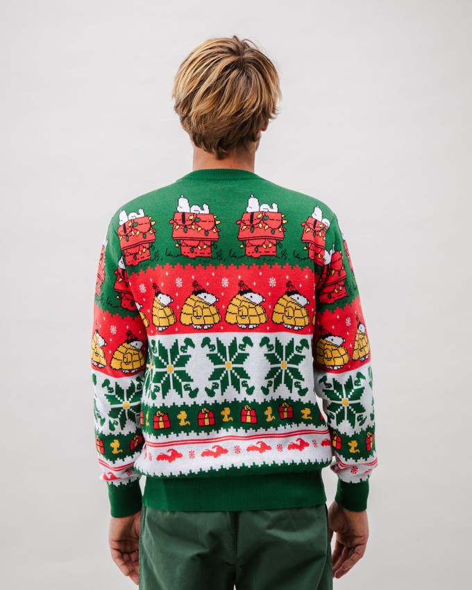 Peanuts Xmas Cotton Sweater Multicolor from Brava Fabrics