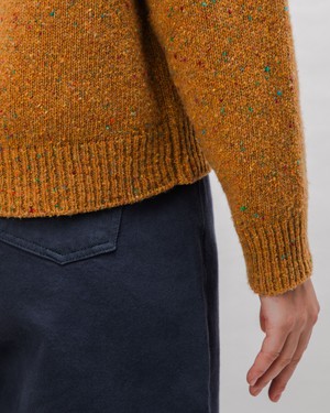 Perkins Raglan Wool Sweater Ochre from Brava Fabrics