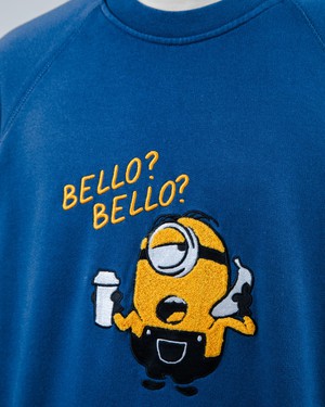 Minions Bello Bello Sweatshirt Blue from Brava Fabrics