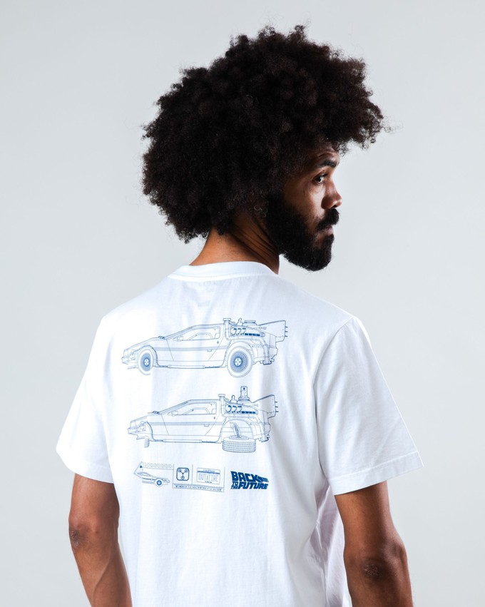 BTTF Blueprint T-shirt Ecru from Brava Fabrics