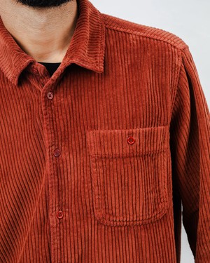 Corduroy Overshirt Copper from Brava Fabrics