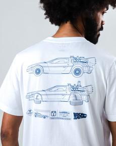 BTTF Blueprint T-shirt Ecru via Brava Fabrics