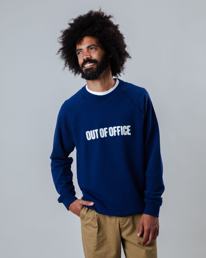 Out of Office Sweatshirt Navy from Brava Fabrics