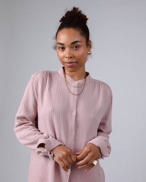 Bubble Mao Blouse Rose from Brava Fabrics