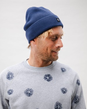 Cotton Beanie Navy from Brava Fabrics