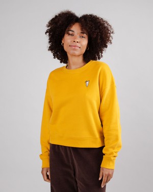 Horse Sweatshirt Mustard from Brava Fabrics