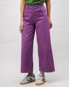 5 Pocket Cotton Twill Pants Orchid via Brava Fabrics