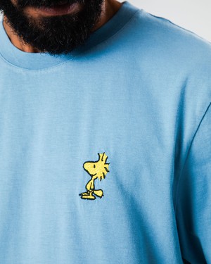 Peanuts Woodstock T-Shirt Blue from Brava Fabrics