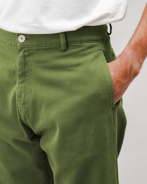 Carpenter Cotton Twill Pants Green from Brava Fabrics