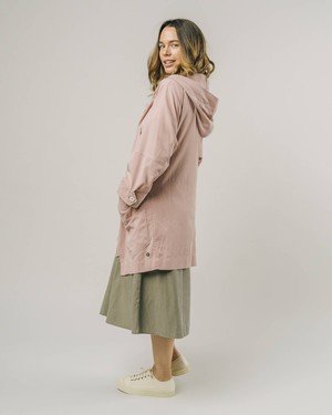 Ischia Oversized Parka Pink from Brava Fabrics