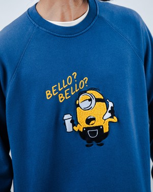 Minions Bello Bello Sweatshirt Blue from Brava Fabrics