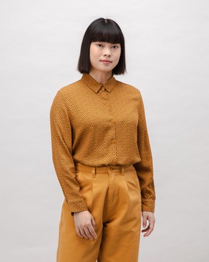 Mist Viscose Blouse Ochre from Brava Fabrics