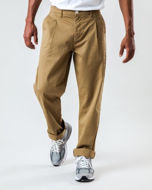 Pleated Chino Camel from Brava Fabrics