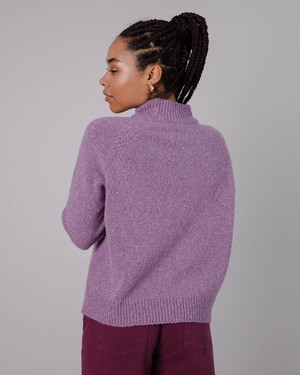 Perkins Wool Sweater Grape from Brava Fabrics