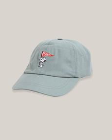 Peanuts Athletics 6 Panel Cap Blue via Brava Fabrics