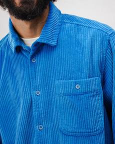 Corduroy Overshirt Blue via Brava Fabrics