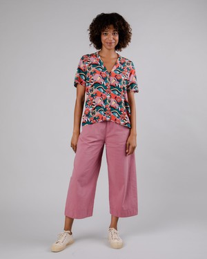 Yeye Weller Aloha Blouse Red from Brava Fabrics