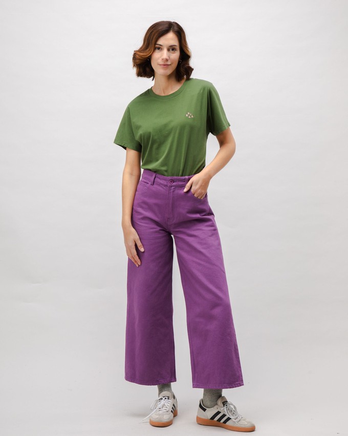 5 Pocket Cotton Twill Pants Orchid from Brava Fabrics