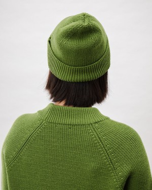 Waterfront Wool Beanie Green from Brava Fabrics