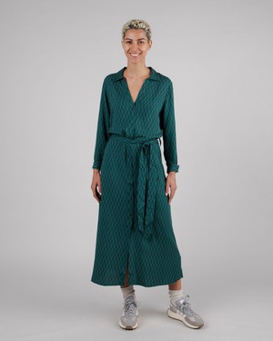 Sunflower Long Vneck Dress Green from Brava Fabrics