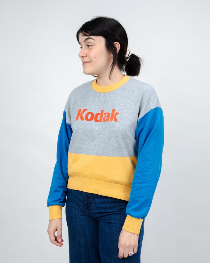 Kodak Block Rounded Sweatshirt Multicolor from Brava Fabrics