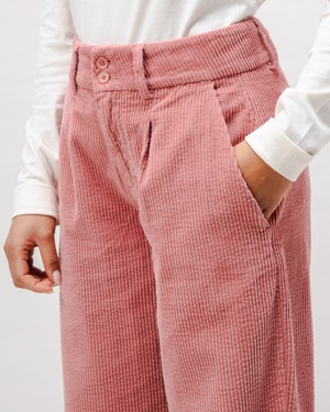 Corduroy Pleated Pants Rose from Brava Fabrics