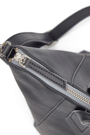 Trotto crossbody bag - Black/Grey from CANUSSA