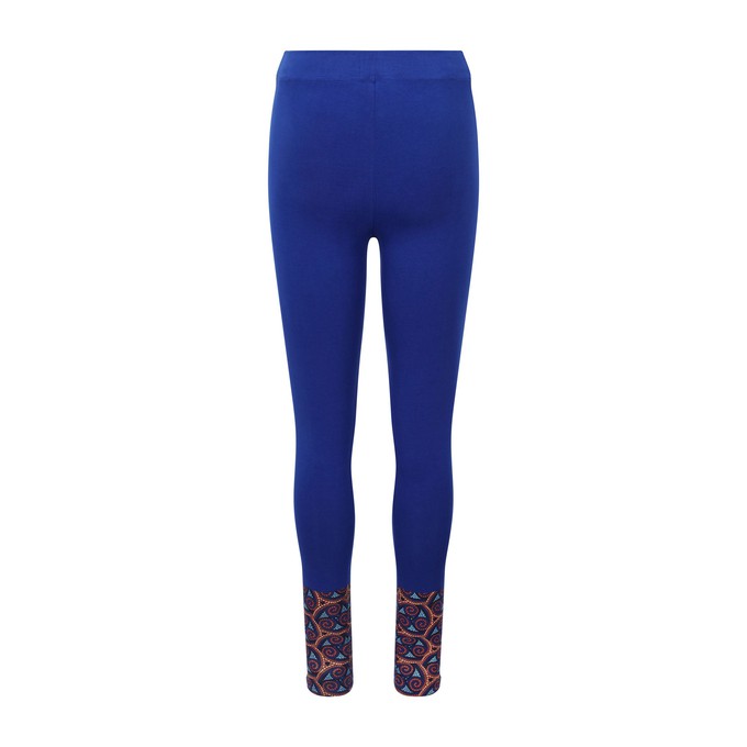 Adorned Ankle Leggings Blue from chaYkra